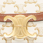 Shoulder Bag Teen Triomphe Crossbody White Triomphe Coated Canvas