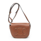 Shoulder Bag Folco Cuir Triomphe Bag Brown Calfskin Leather