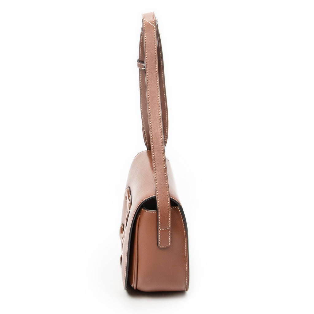 Shoulder Bag Folco Cuir Triomphe Bag Brown Calfskin Leather