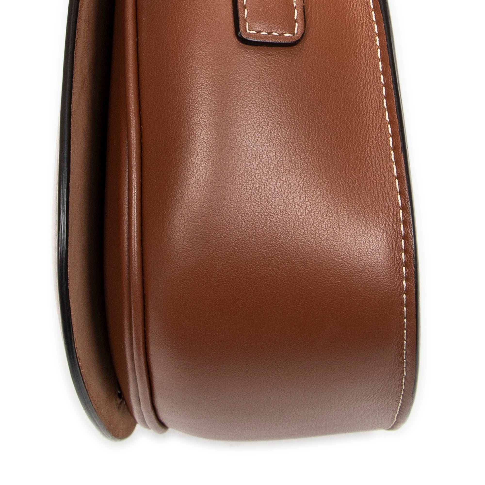 Shoulder Bag Folco Cuir Triomphe Bag Brown Calfskin Leather