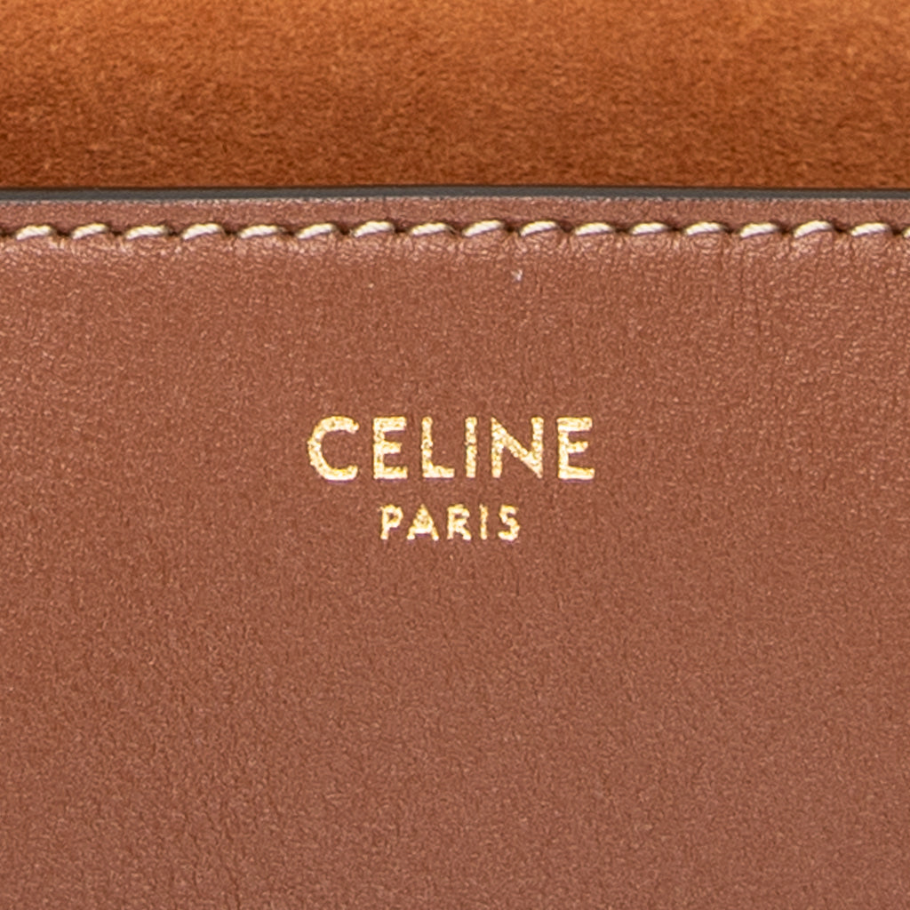 Shoulder Bag Folco Cuir Triomphe Bag Brown Calfskin Leather
