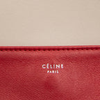 Shoulder Bag Medium Frame Crossbody Red Calfskin Leather