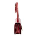 Shoulder Bag Small Classic Box Red Calfskin Leather