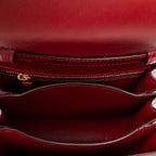 Shoulder Bag Small Classic Box Red Calfskin Leather