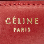 Shoulder Bag Small Classic Box Red Calfskin Leather