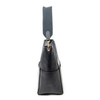 Shoulder Bag Medium Seau Sangle Navy Calfskin Leather