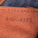 Shoulder Bag Mini Belt Bag Brown Grained Calfskin Leather