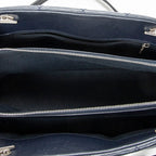 Shoulder Bag Timeless CC Soft Shopping Tote Navy Quilted Caviar Leather