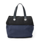 Shoulder Bag Paris Biarritz Tote Blue Woven Canvas