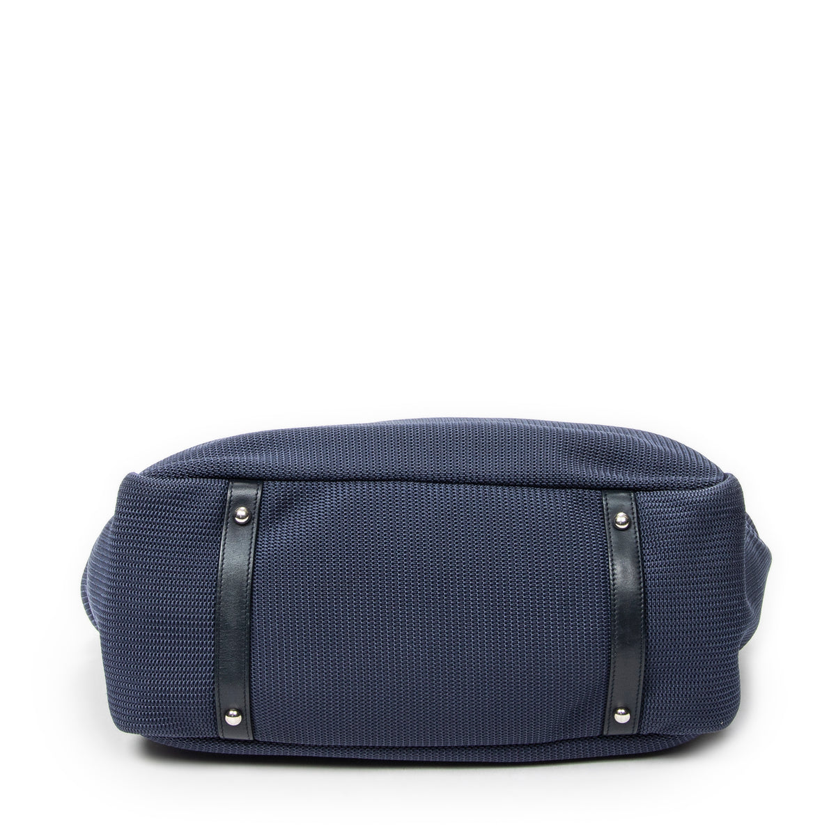 Shoulder Bag Paris Biarritz Tote Blue Woven Canvas