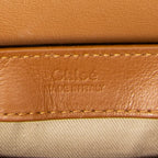 Shoulder Bag Mini C Crossbody Tan Croc Embossed Leather