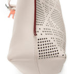 Shoulder Bag Dioriva Tote Light Beige Perforated Cannage Leather