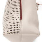 Shoulder Bag Dioriva Tote Light Beige Perforated Cannage Leather