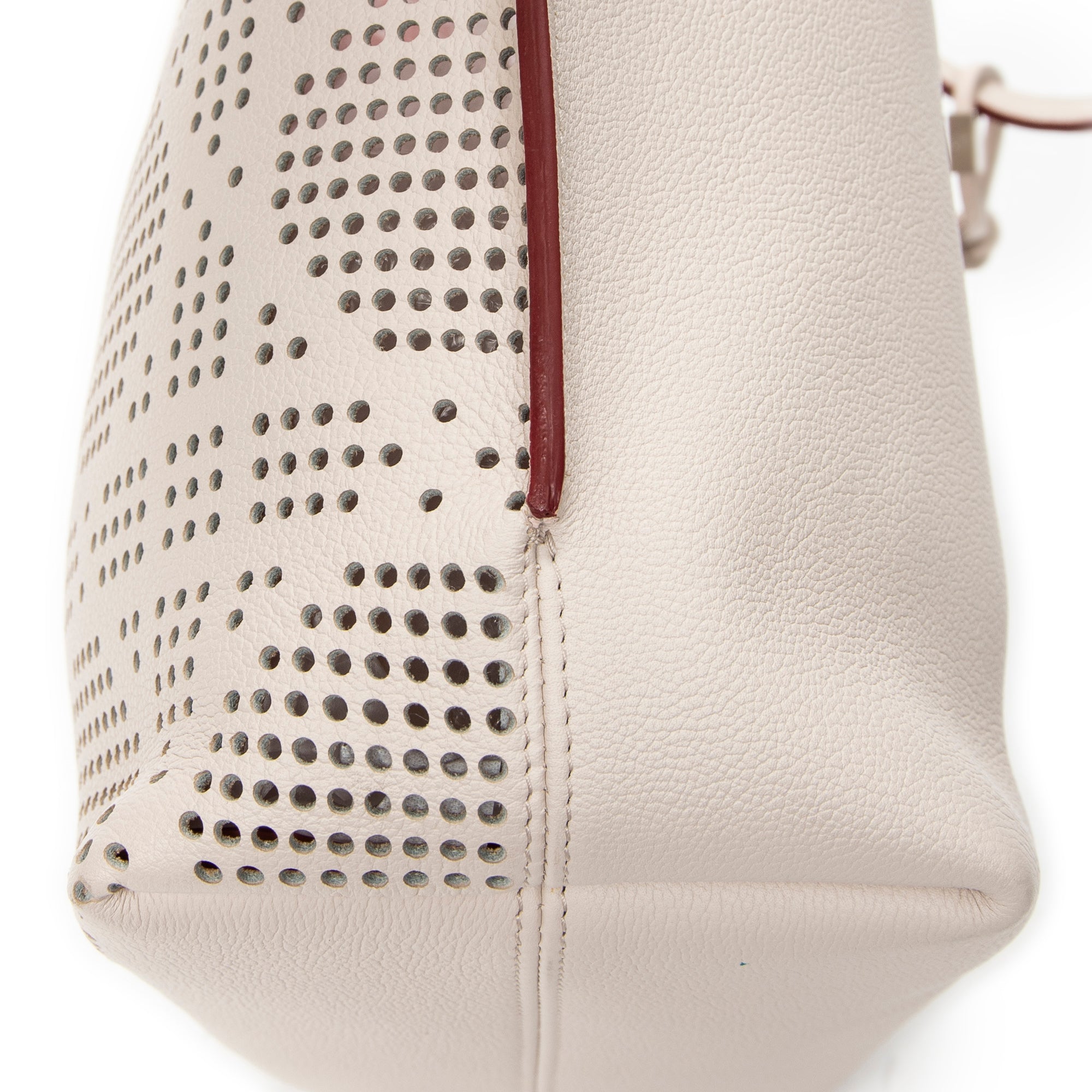 Shoulder Bag Dioriva Tote Light Beige Perforated Cannage Leather