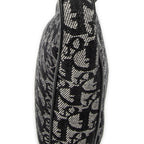 Shoulder Bag Mini Saddle Pochette Black Diorissimo Canvas