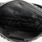 Shoulder Bag Mini Saddle Pochette Black Diorissimo Canvas