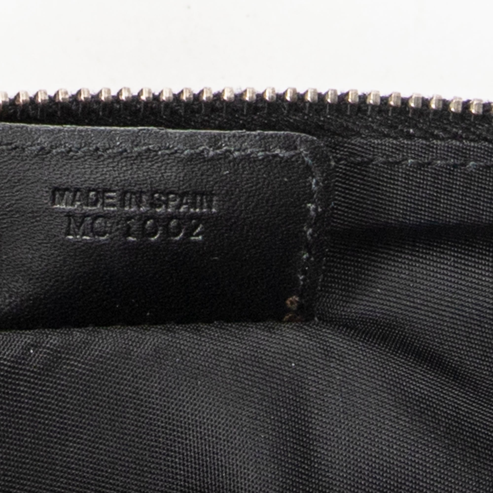 Shoulder Bag Mini Saddle Pochette Black Diorissimo Canvas