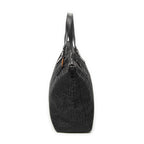 Shoulder Bag Roll Tote Black Zucchino Canvas