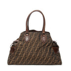 Shoulder Bag Chef De Jour Tote Brown Zucca Canvas