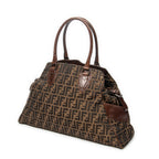 Shoulder Bag Chef De Jour Tote Brown Zucca Canvas