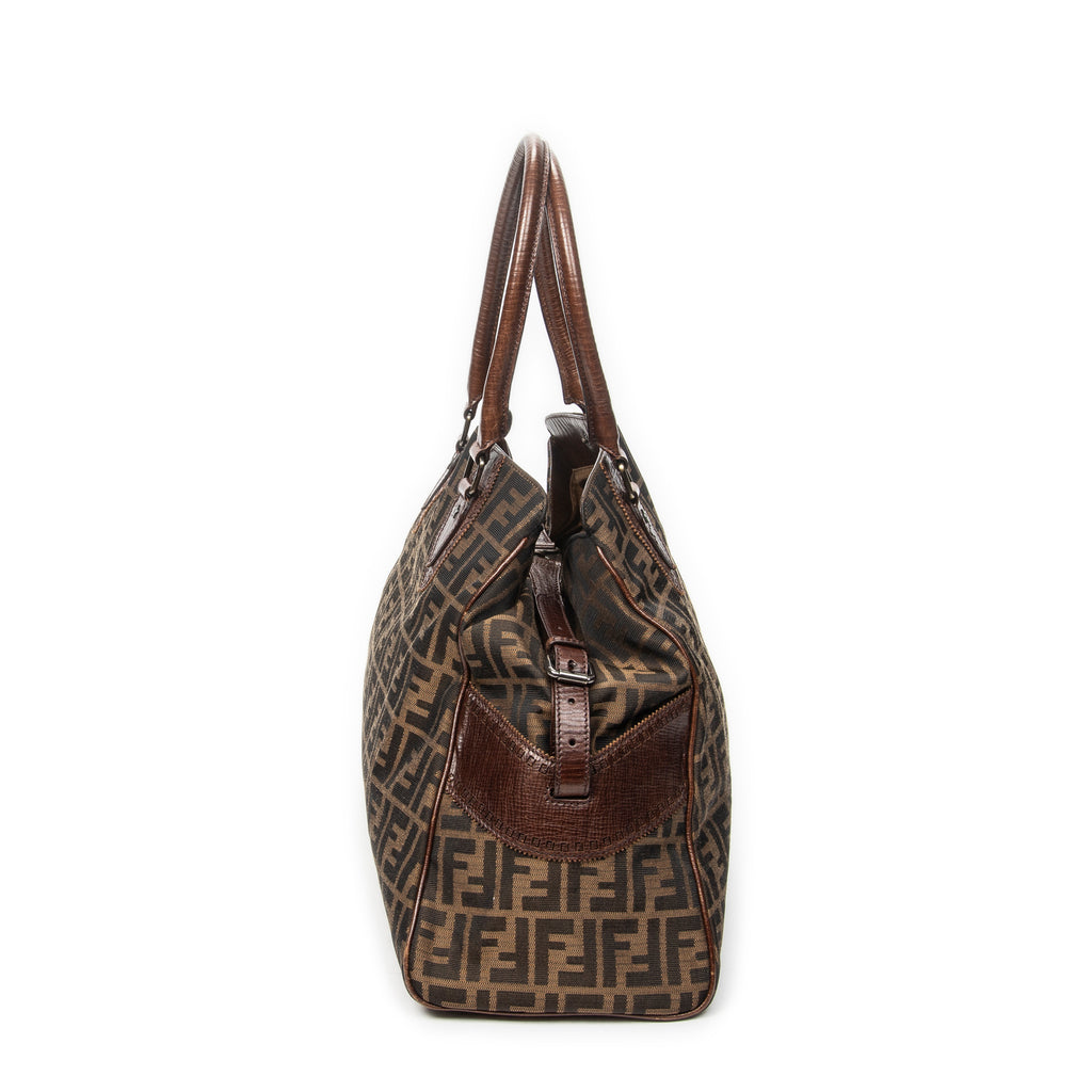 Shoulder Bag Chef De Jour Tote Brown Zucca Canvas
