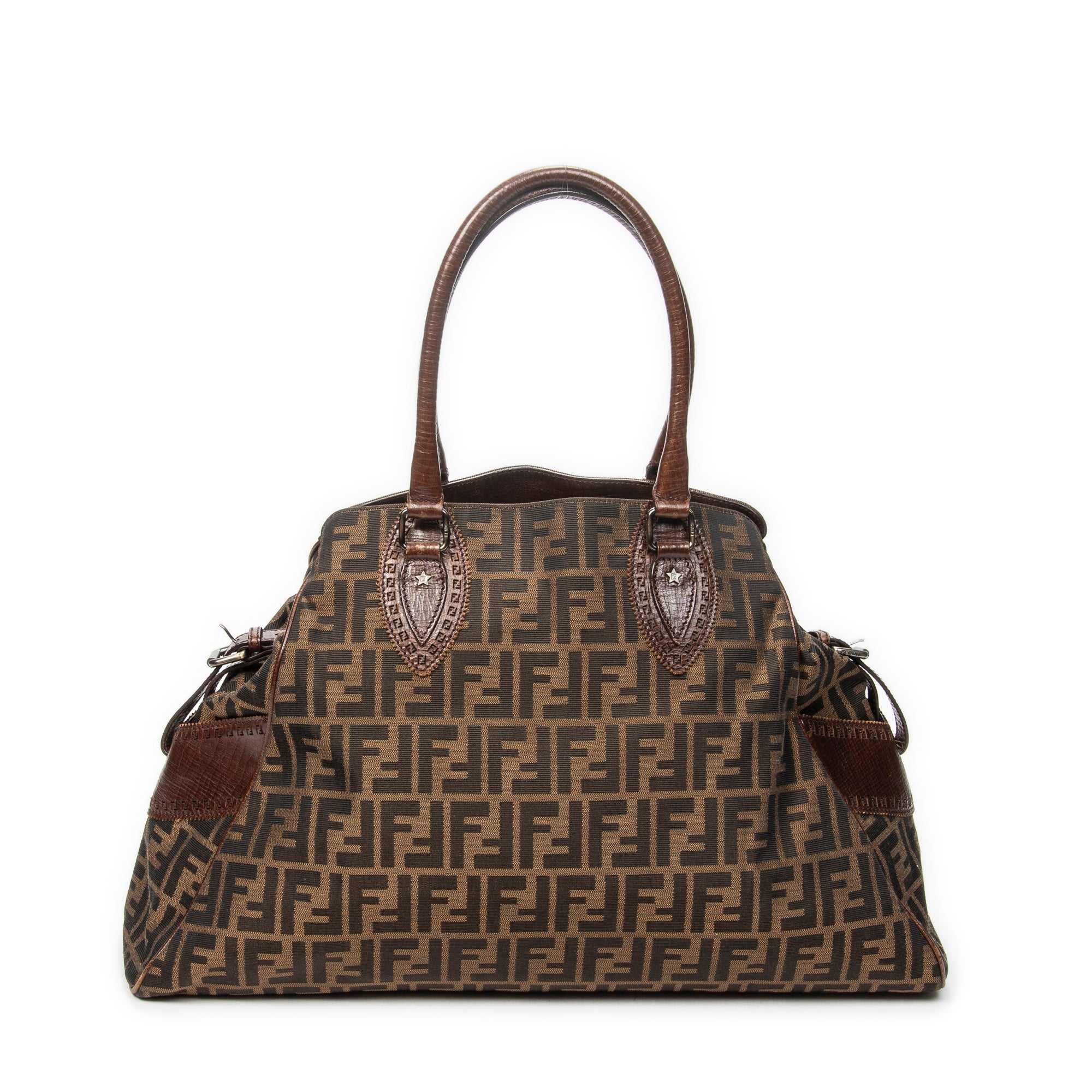 Shoulder Bag Chef De Jour Tote Brown Zucca Canvas