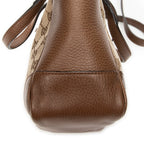 Shoulder Bag Small Bree Tote Beige Monogrammed Canvas