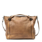 Shoulder Bag Miss GG Convertible Tote Brown Grained Calfskin Leather