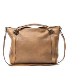 Shoulder Bag Miss GG Convertible Tote Brown Grained Calfskin Leather
