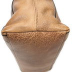 Shoulder Bag Miss GG Convertible Tote Brown Grained Calfskin Leather