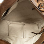 Shoulder Bag Miss GG Convertible Tote Brown Grained Calfskin Leather