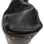 Shoulder Bag GG Ride Top Handle Black Grained Calfskin Leather