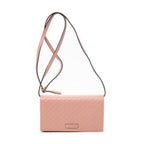 Shoulder Bag Wallet Crossbody Pink Microguccissima Leather