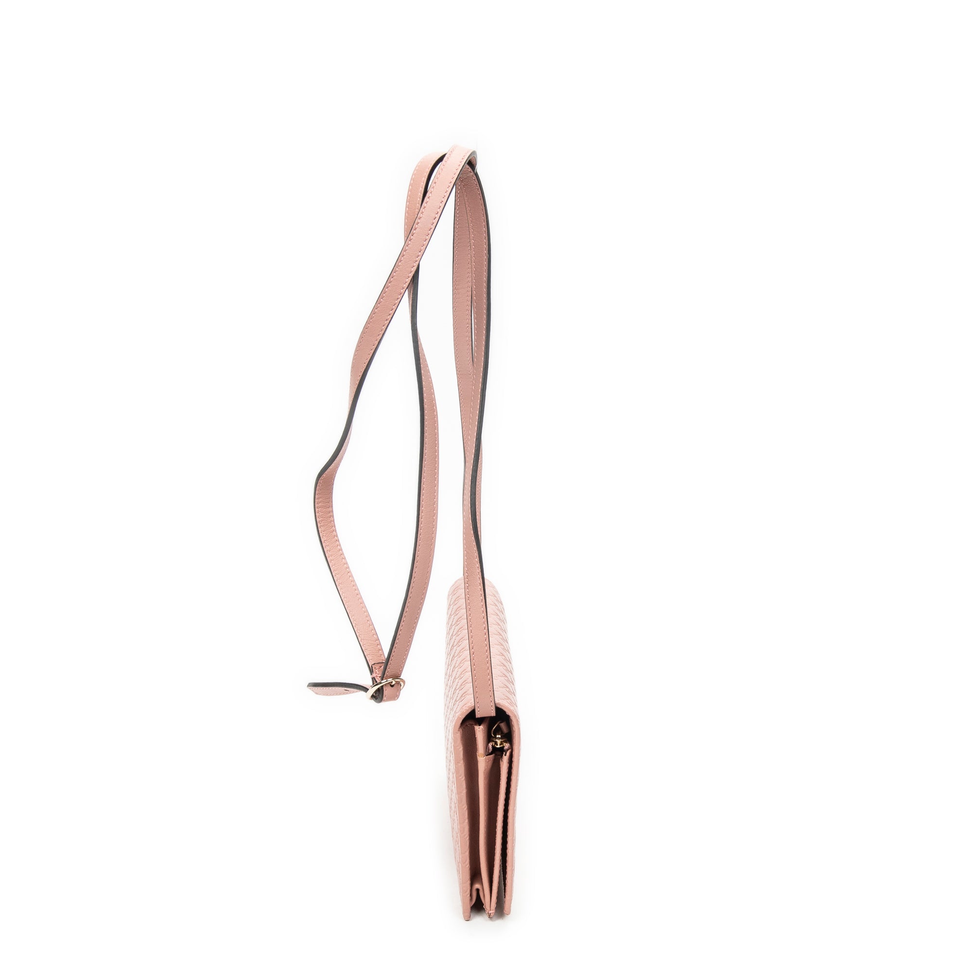 Shoulder Bag Wallet Crossbody Pink Microguccissima Leather