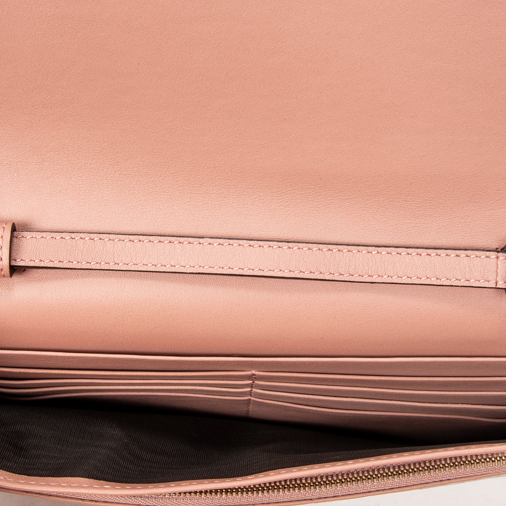 Shoulder Bag Wallet Crossbody Pink Microguccissima Leather