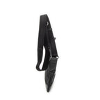 Shoulder Bag Mini Zip Messenger Black Monogrammed Nylon Canvas