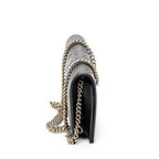 Shoulder Bag Signature Bow Chain Wallet Black Guccissima Leather