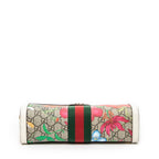 Shoulder Bag Small GG Ophidia Beige Floral Printed Supreme Coated Canvas