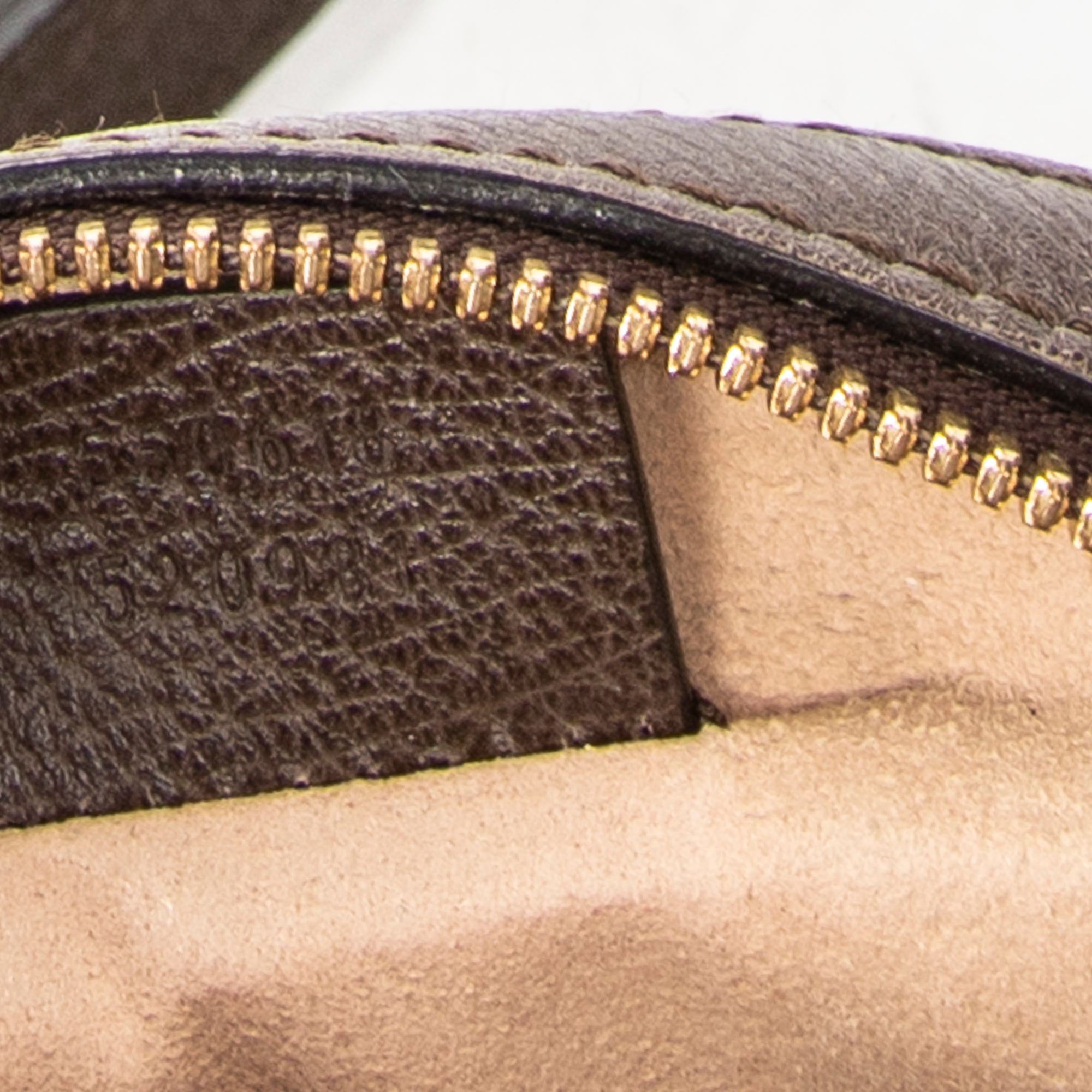 Shoulder Bag Mini Ophidia Round Crossbody Beige Supreme Coated Canvas