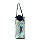 Shoulder Bag Blooms Reversible Tote Blue Blooms Supreme Coated Canvas