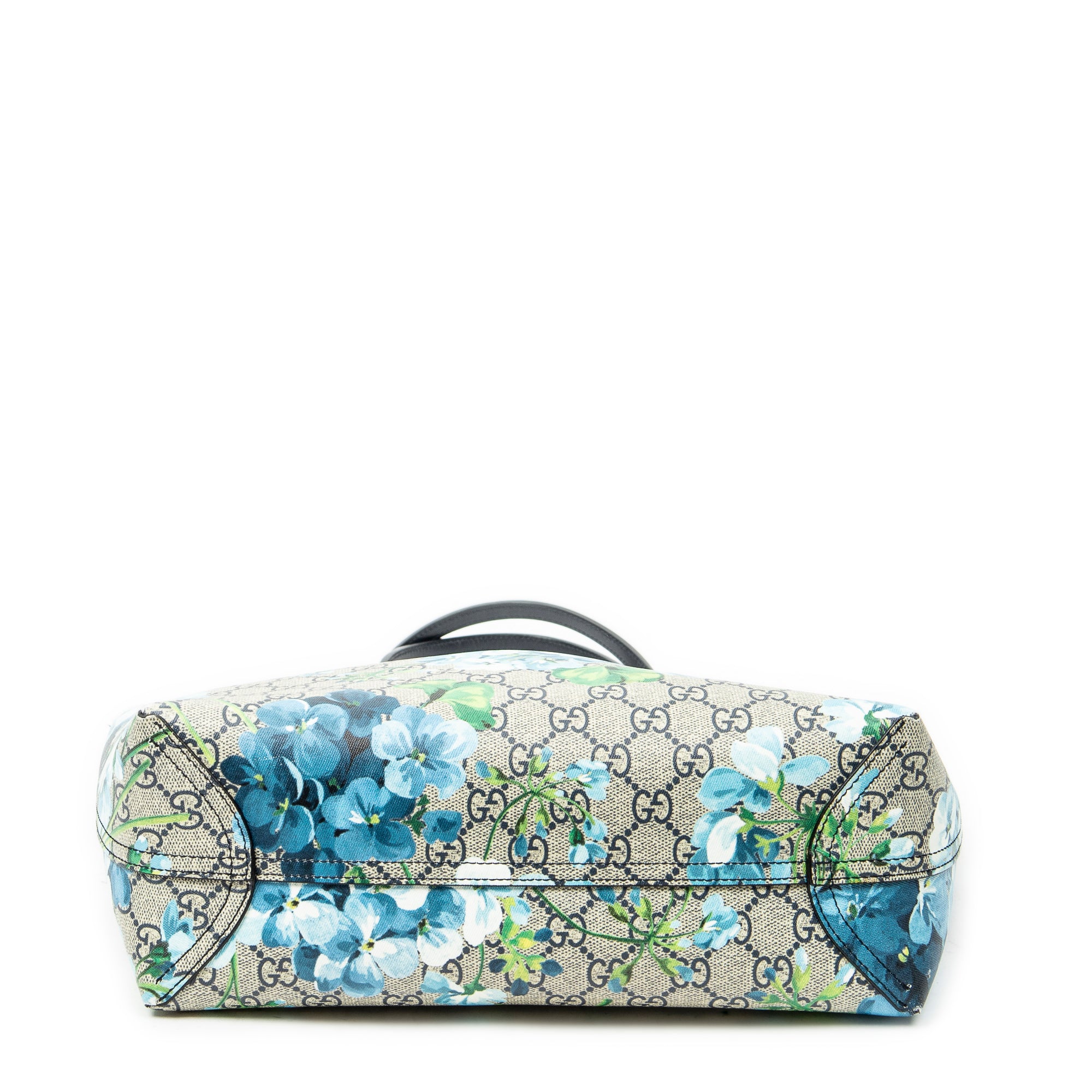 Shoulder Bag Blooms Reversible Tote Blue Blooms Supreme Coated Canvas