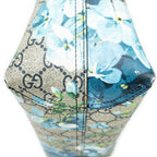 Shoulder Bag Blooms Reversible Tote Blue Blooms Supreme Coated Canvas