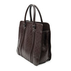 Shoulder Bag Large Document Tote Dark Brown Guccissima Leather