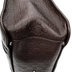 Shoulder Bag Large Document Tote Dark Brown Guccissima Leather