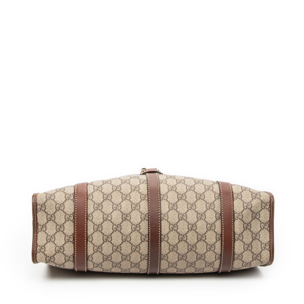 Shoulder Bag Large Joy Shoulder Tote Beige Supreme Coated Canvas