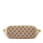Shoulder Bag Boat Pochette Beige Monogrammed Canvas