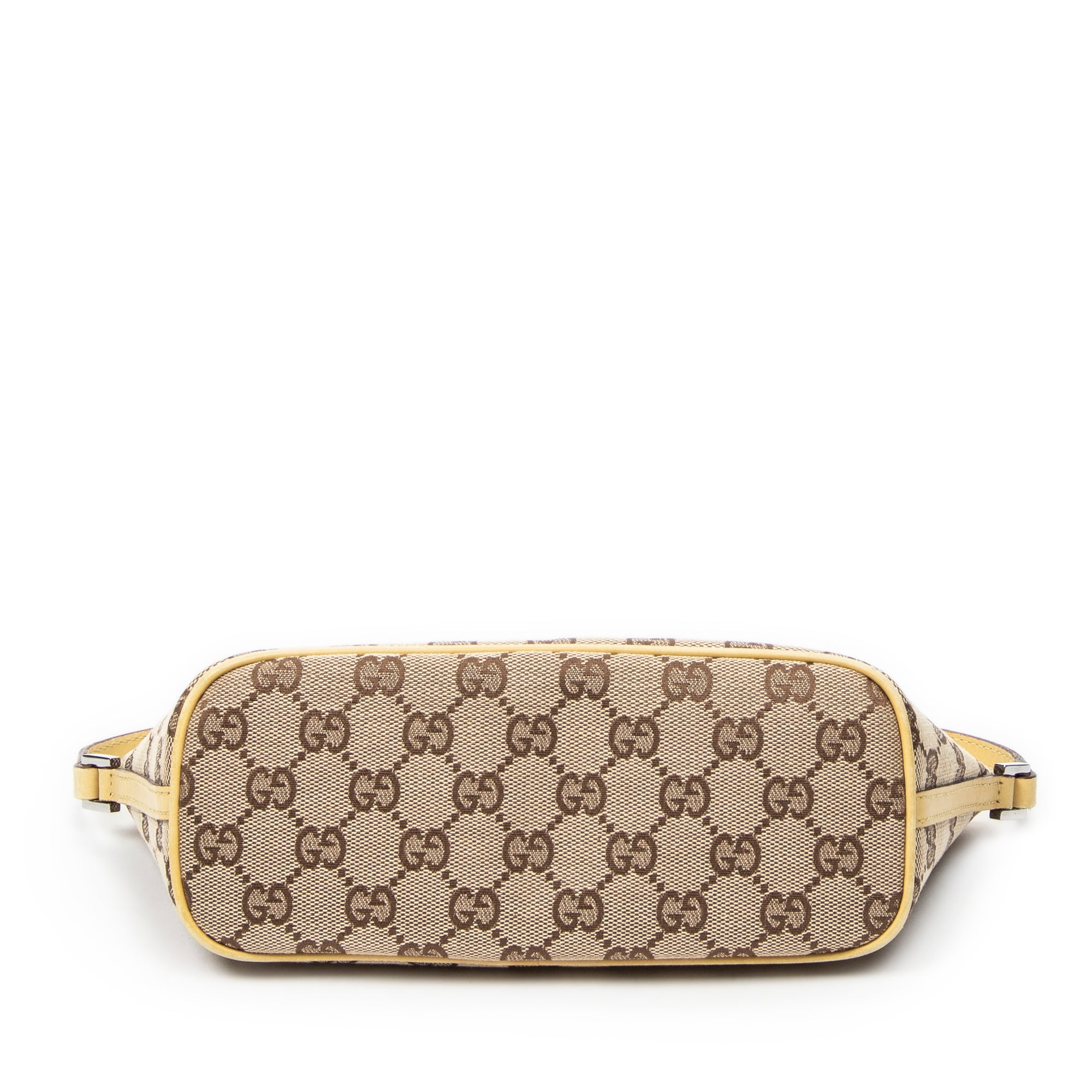Shoulder Bag Boat Pochette Beige Monogrammed Canvas