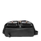 Backpack Large Bamboo Backpack Black Suede Leather