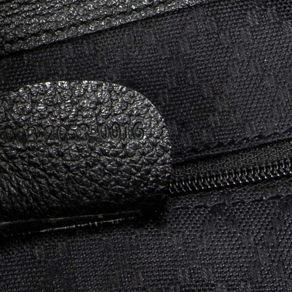 Backpack Large Bamboo Backpack Black Suede Leather