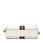 Shoulder Bag Medium Ophidia Boston Ivory Grained Calfskin Leather